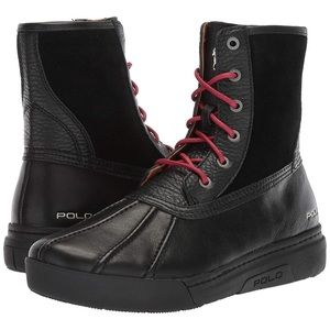 ralph lauren leather duck boots